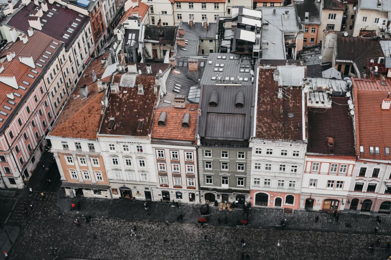 Peaceful Studio On Rynok Square Lviv Extérieur photo